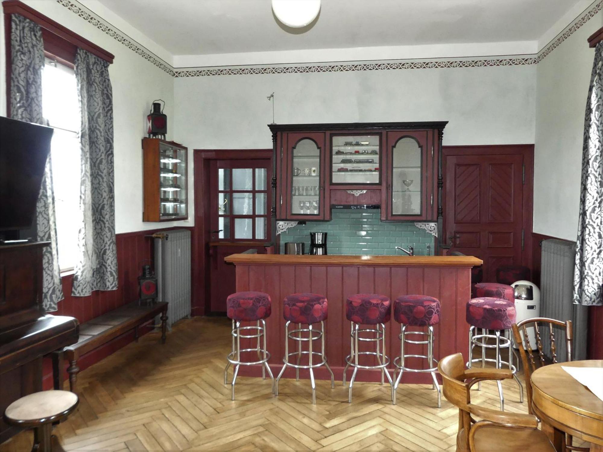 Ferienwohnung Bahnhof 1892 Meeder Dış mekan fotoğraf